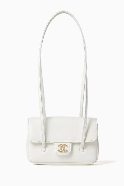 Clutch in Grainy Shiny Calfskin