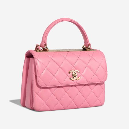 Pink Quilted Leather CC Trendy Flap